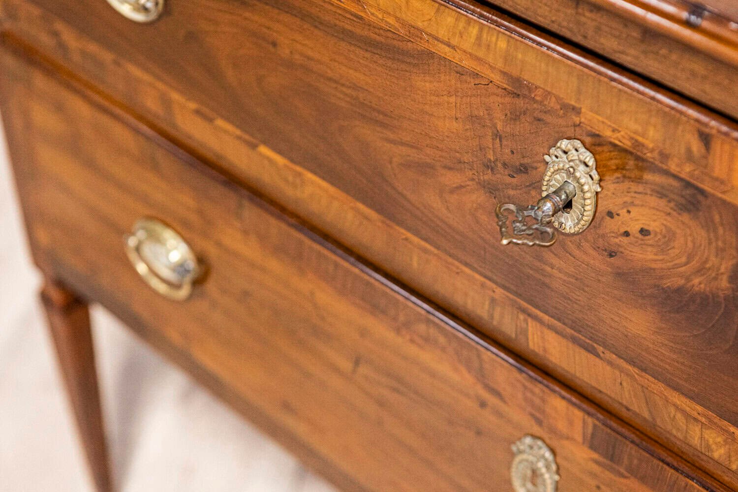 19th Century Italian Neoclassical Commode — Walnut with Patina - JAA