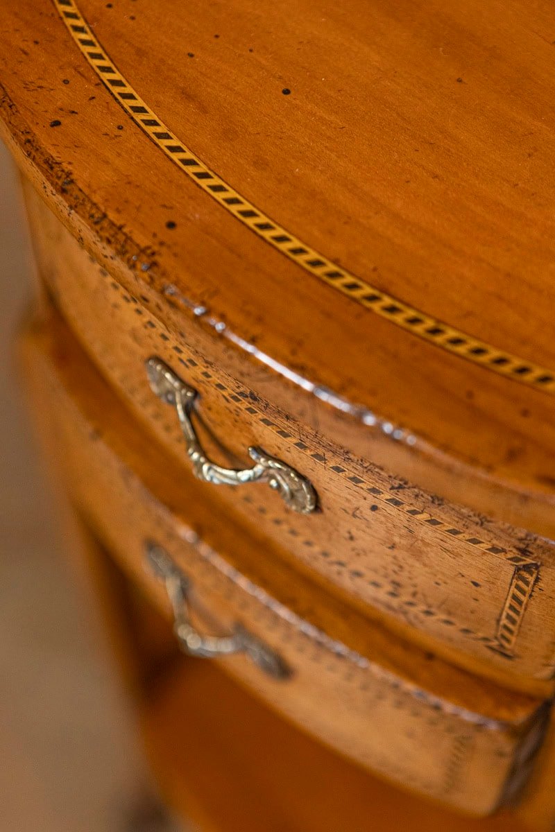 Pair of Early 20th Century French Transition Bedside Tables - JAA