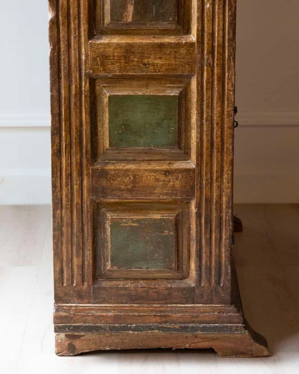 Spanish 18th Century Painted Cupboard-Cabinet with Original Finish - JAA