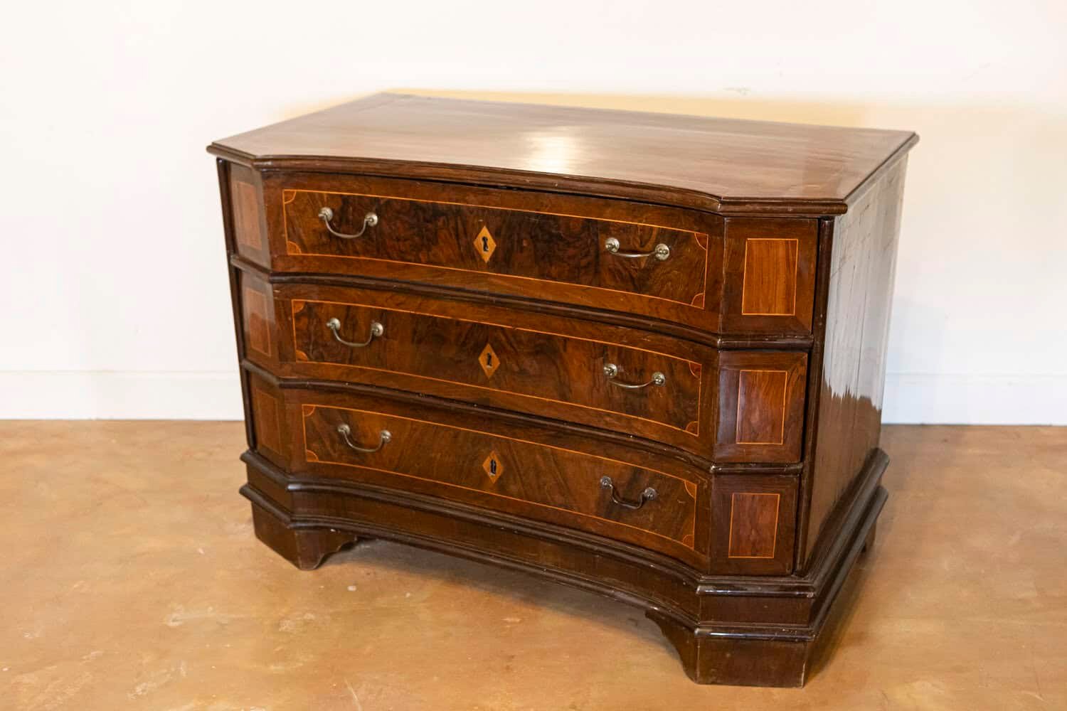 17th Century Italian Baroque Walnut Commode — Rare Period Piece - JAA