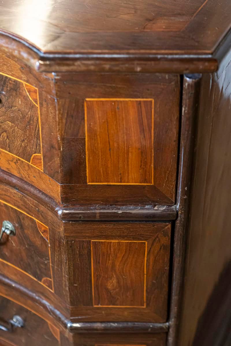 17th Century Italian Baroque Walnut Commode — Rare Period Piece - JAA