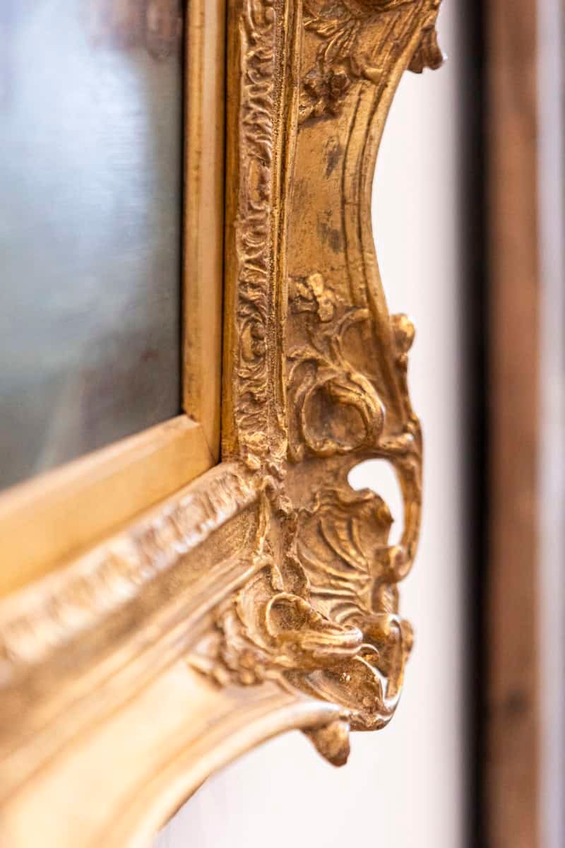 French 1870s Napoleon III Period Still-Life Painting with Giltwood Carved Frame - JAA