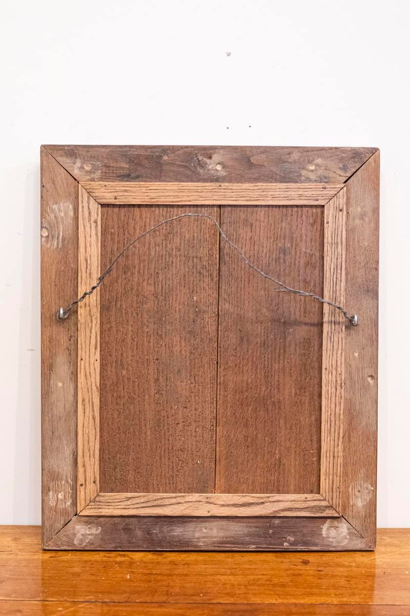 French 19th Century Framed Still-life Floral Painting with Dog and Rabbit Motifs - JAA