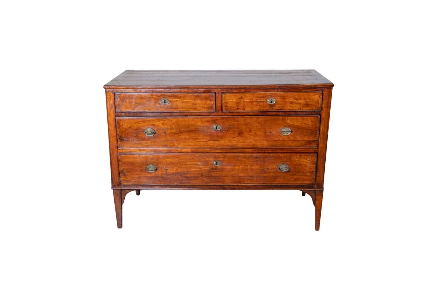 18th-century Italian cherrywood chest of drawers from Venice
