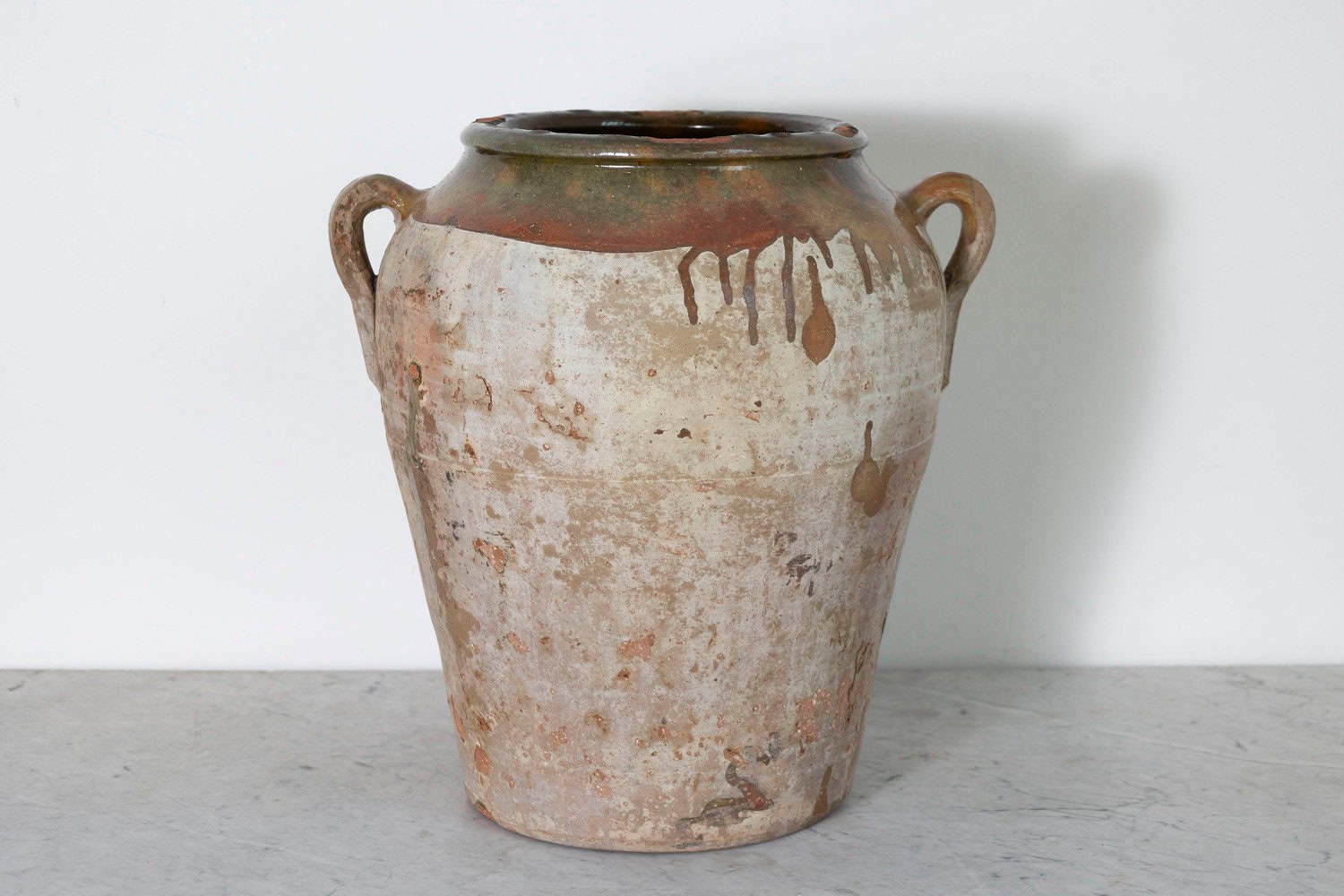 19th Century Spanish Provincial Glazed Pottery Vessel - JAA