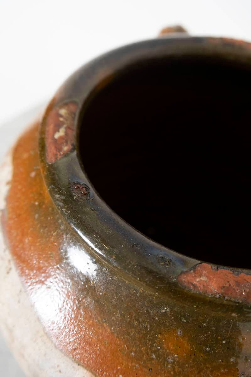 19th Century Spanish Provincial Glazed Pottery Vessel - JAA