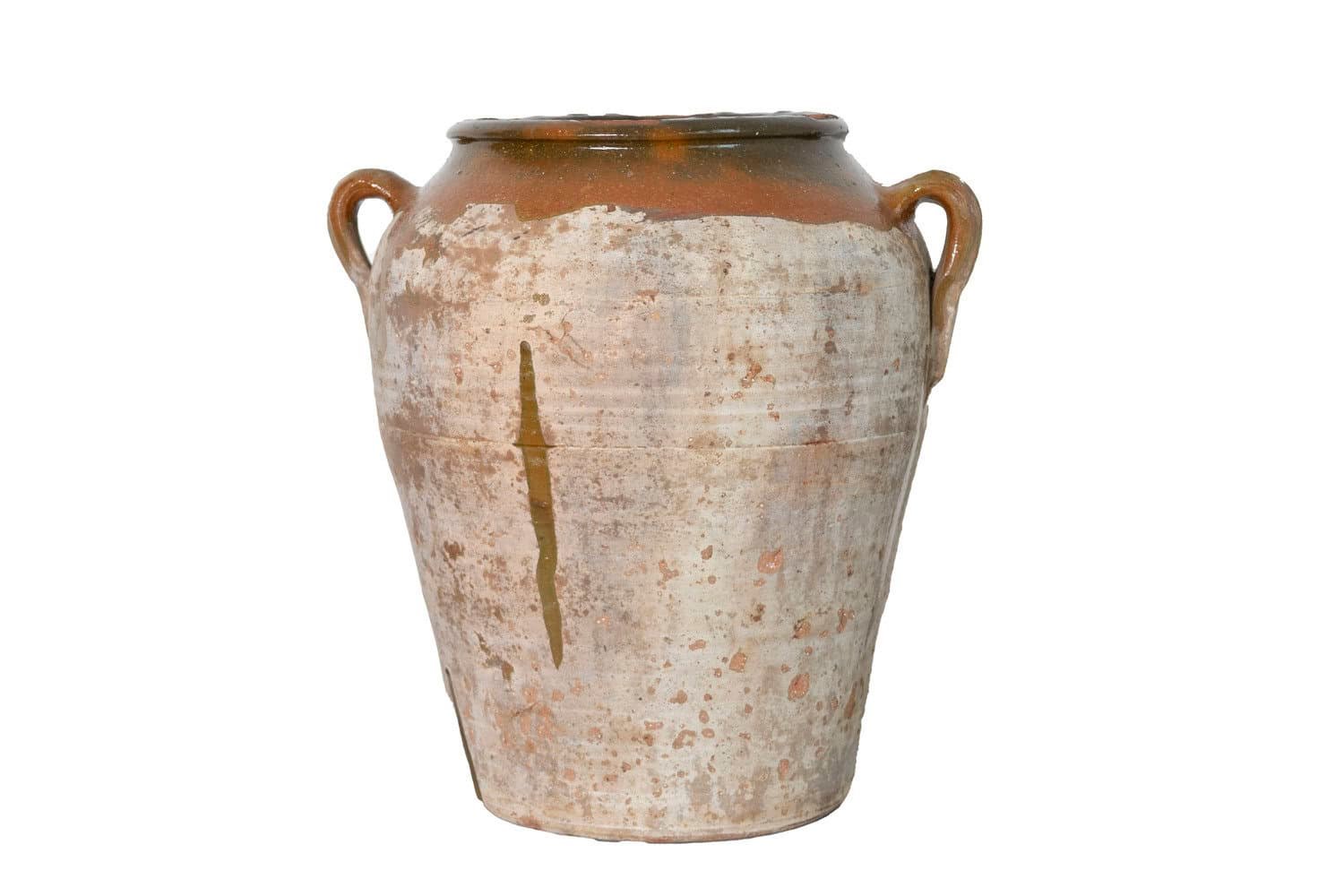 19th Century Spanish Provincial Glazed Pottery Vessel - JAA