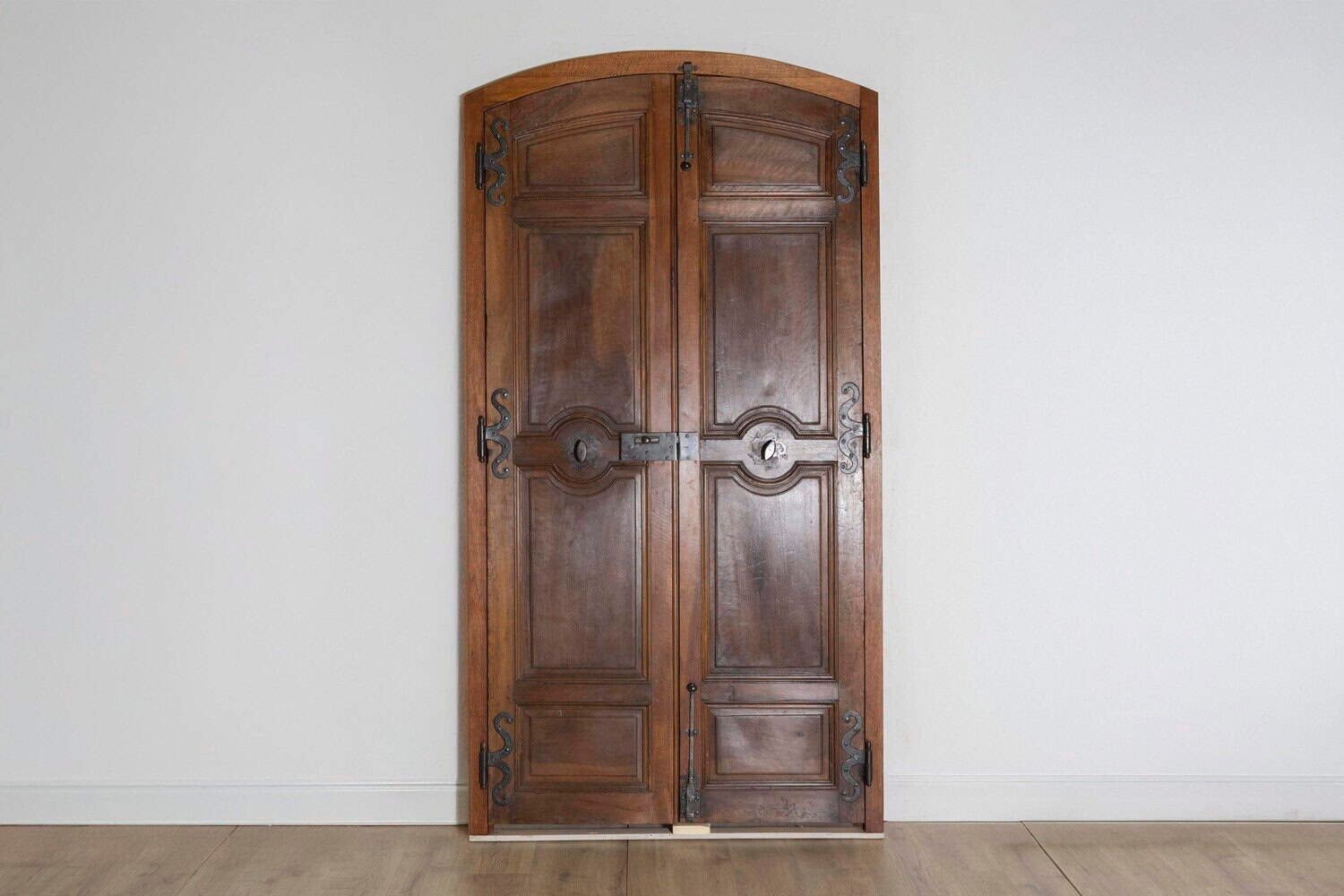 French circa 1790 Pair of Walnut Communication Doors - JAA