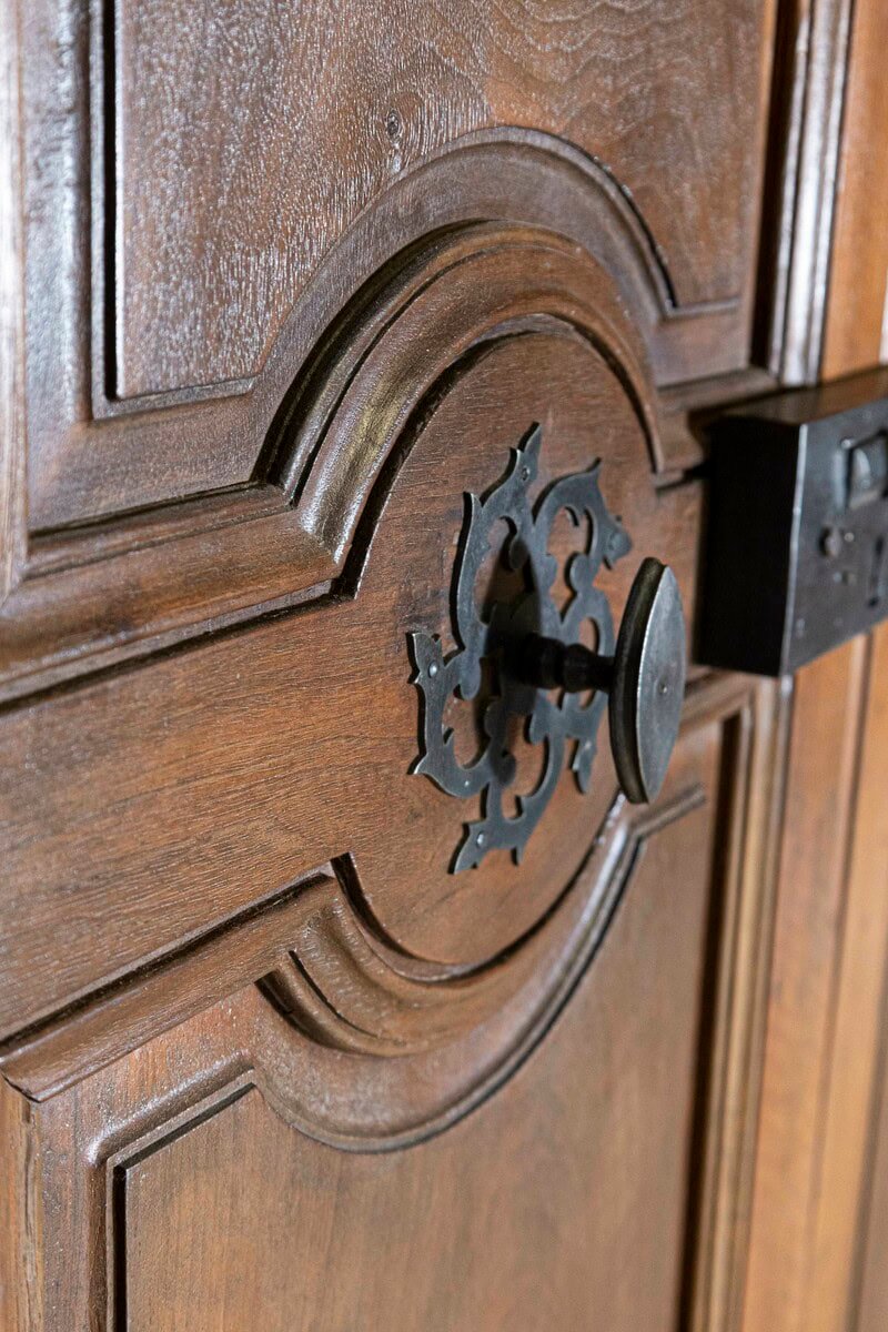 French circa 1790 Pair of Walnut Communication Doors - JAA