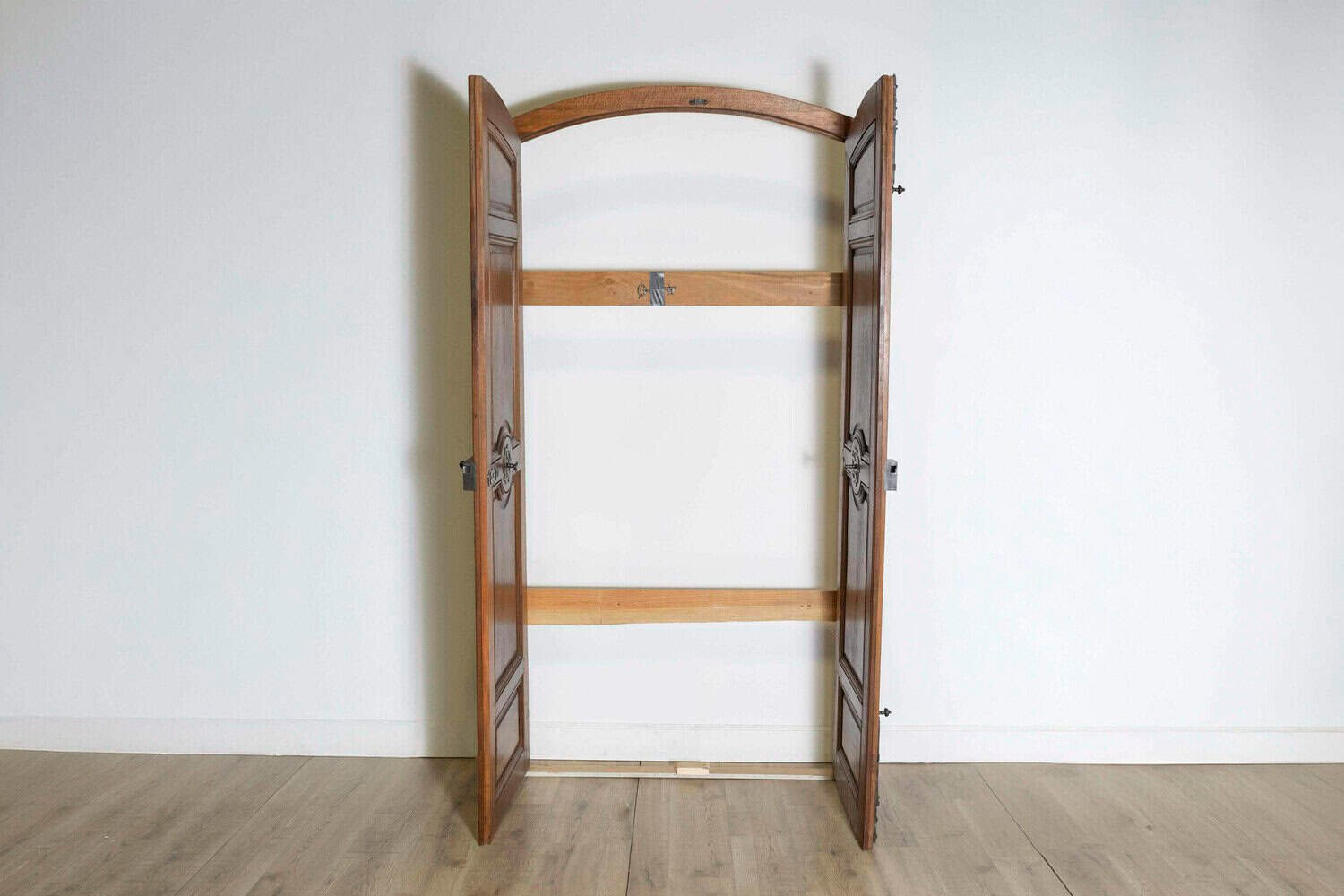 French circa 1790 Pair of Walnut Communication Doors - JAA