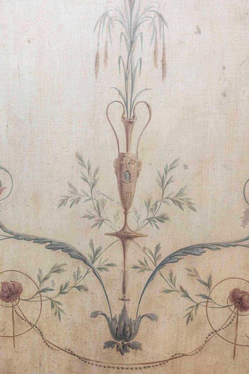 ON HOLD - French 1850s Napoléon III Framed Architectural Panel with Allegory of the Arts - JAA