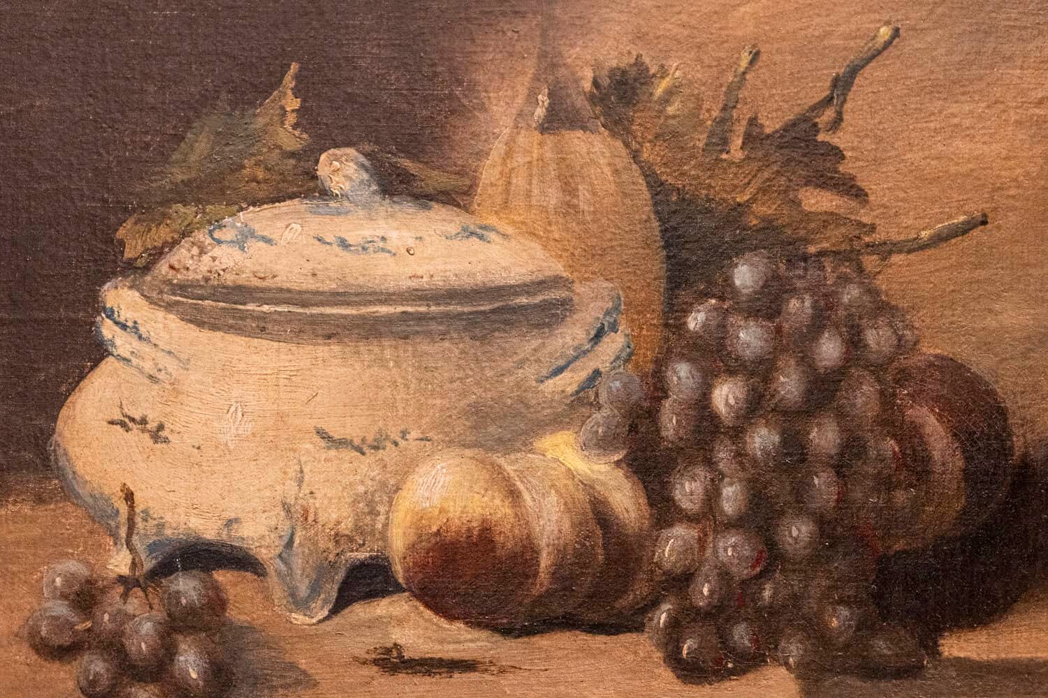 French 19th Century Framed and Signed Oil on Canvas Still-Life Painting - JAA