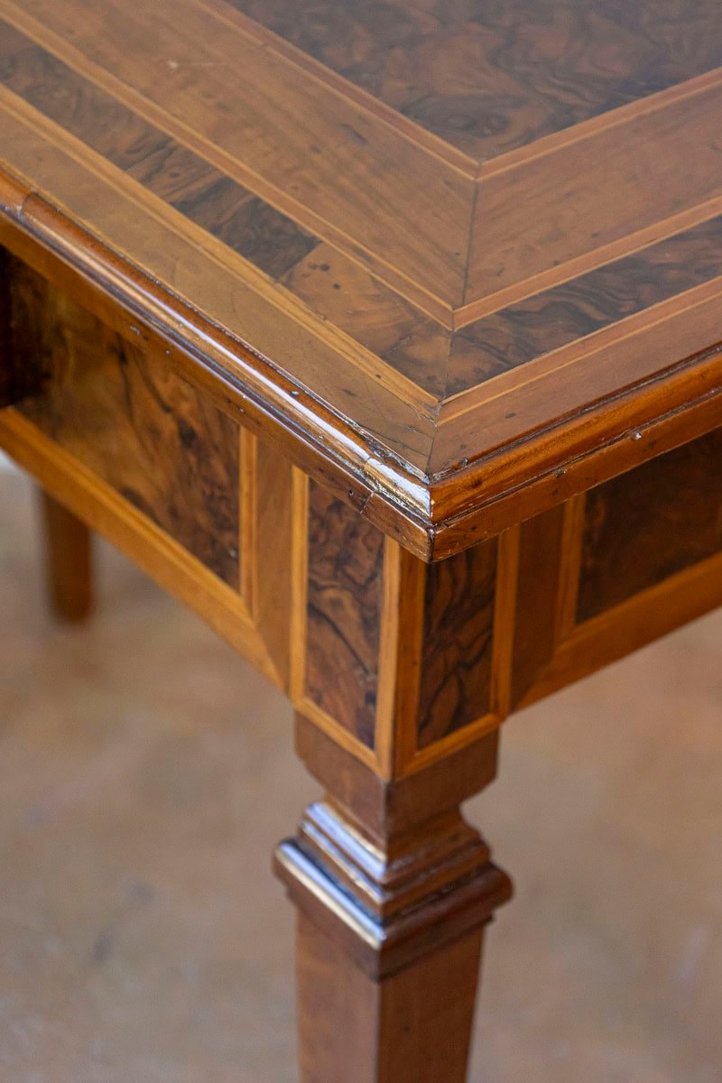 Italian Neoclassical Period 18th Century Console Table with Marquetry Décor - JAA