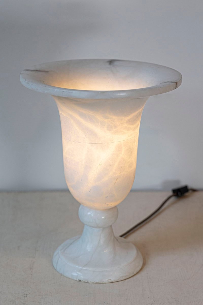 20th Century French Alabaster Lamp - JAA