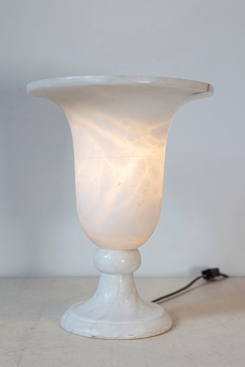 20th Century French Alabaster Lamp - JAA