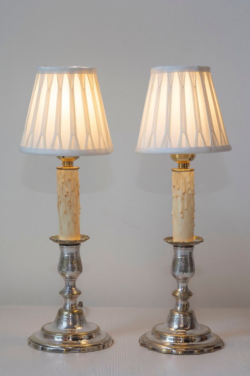 On Trial - Pair of 19th Century French Lamps - JAA
