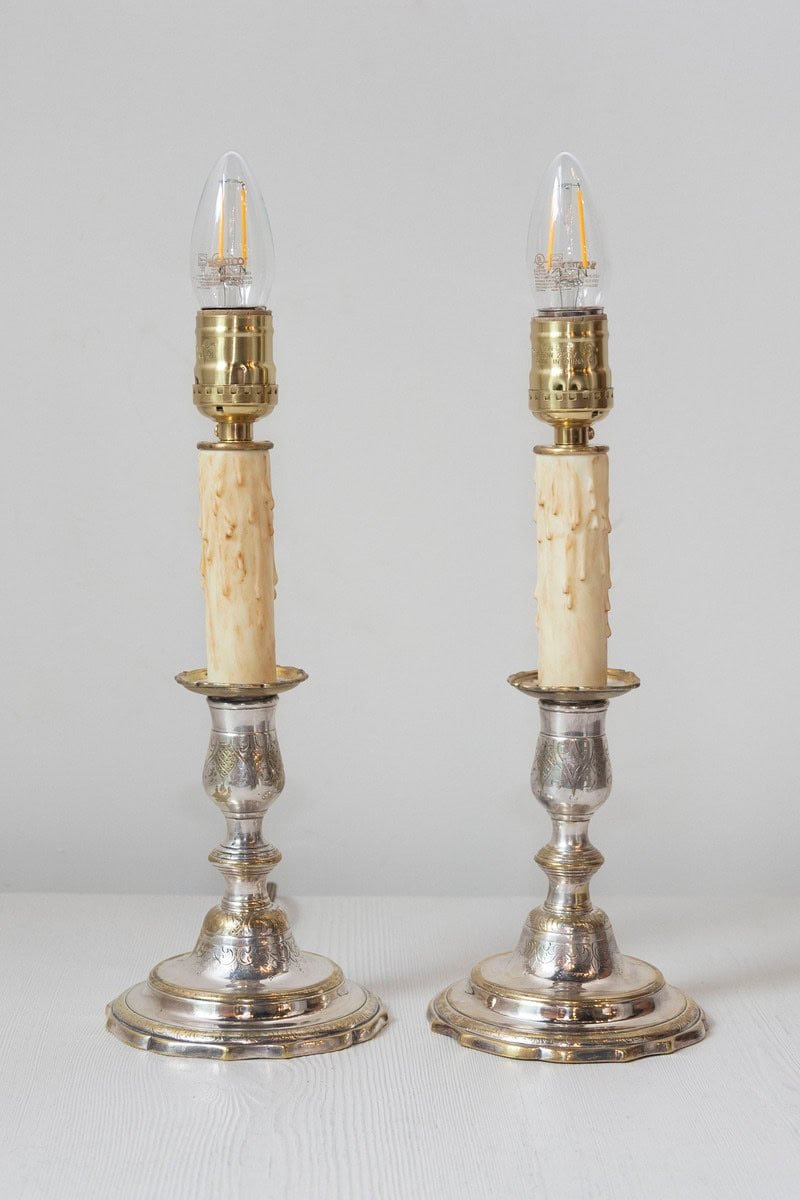 On Trial - Pair of 19th Century French Lamps - JAA