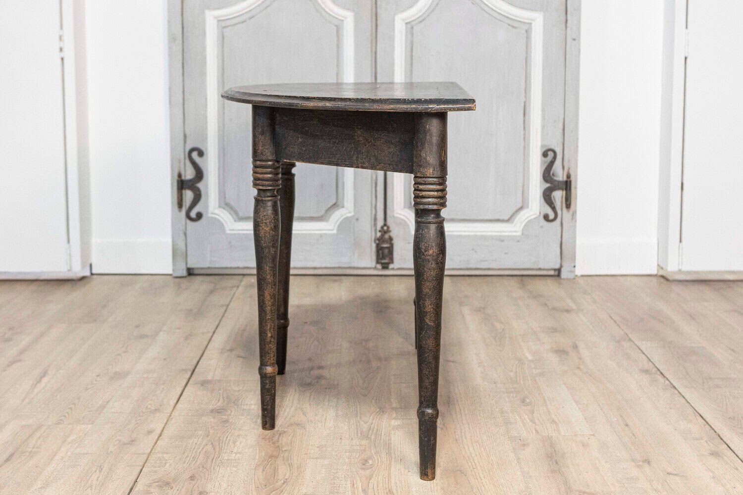 19th Century Swedish Demi Lune Console Table Circa 1860 - JAA