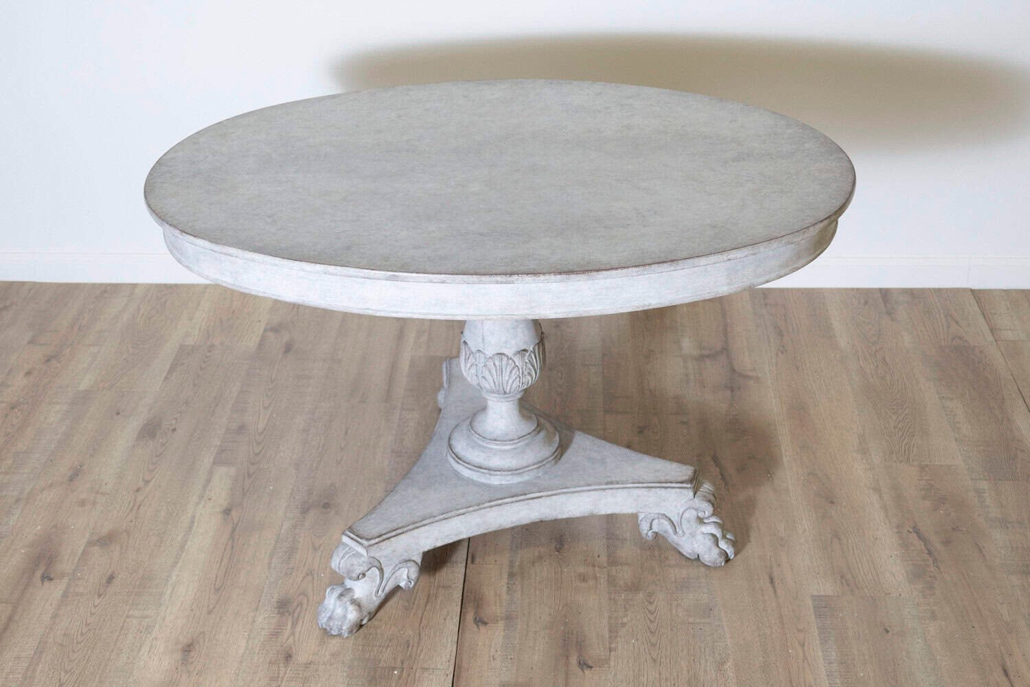 19th Century Swedish Oval Pedestal Table Circa 1890 - JAA