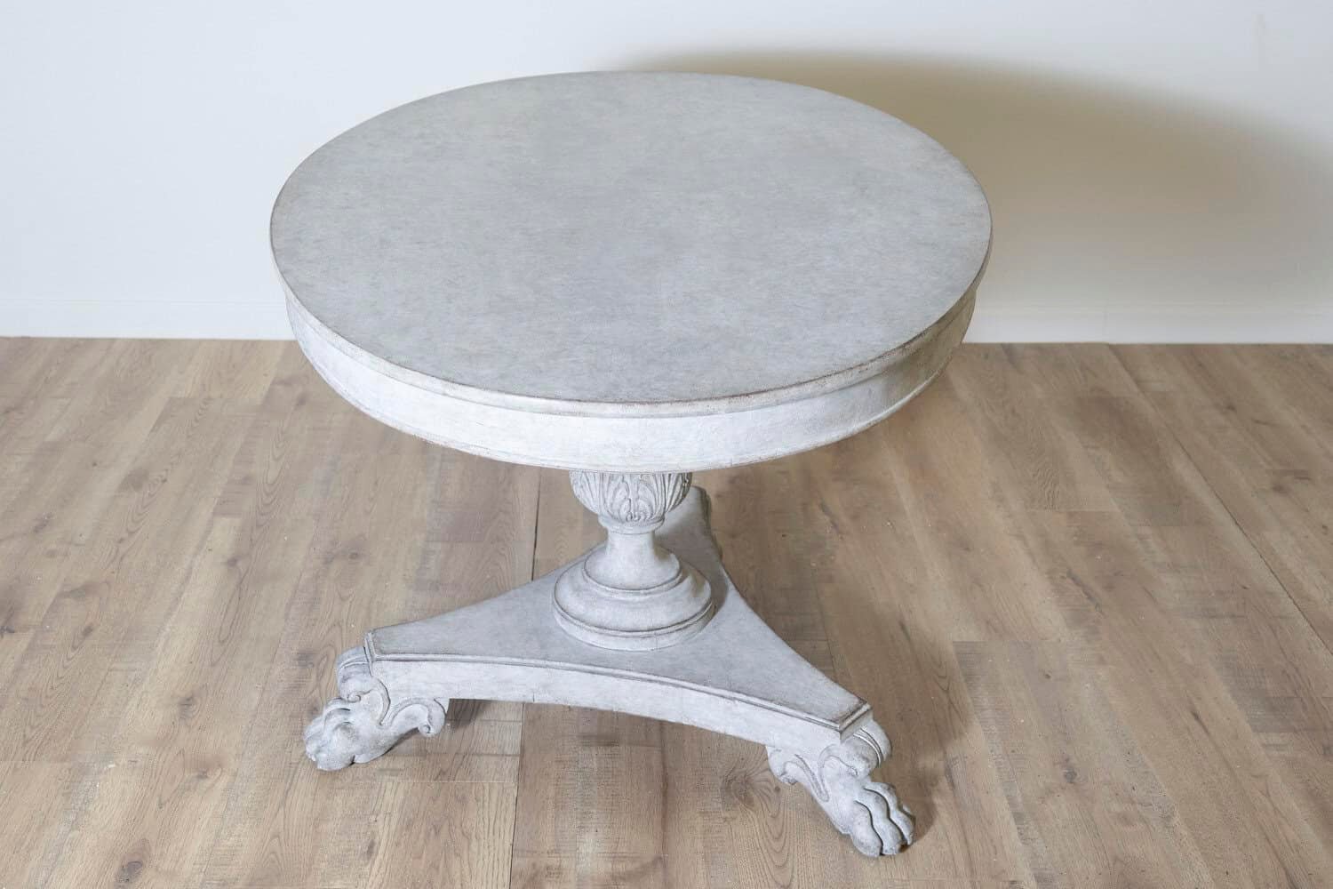 19th Century Swedish Oval Pedestal Table Circa 1890 - JAA
