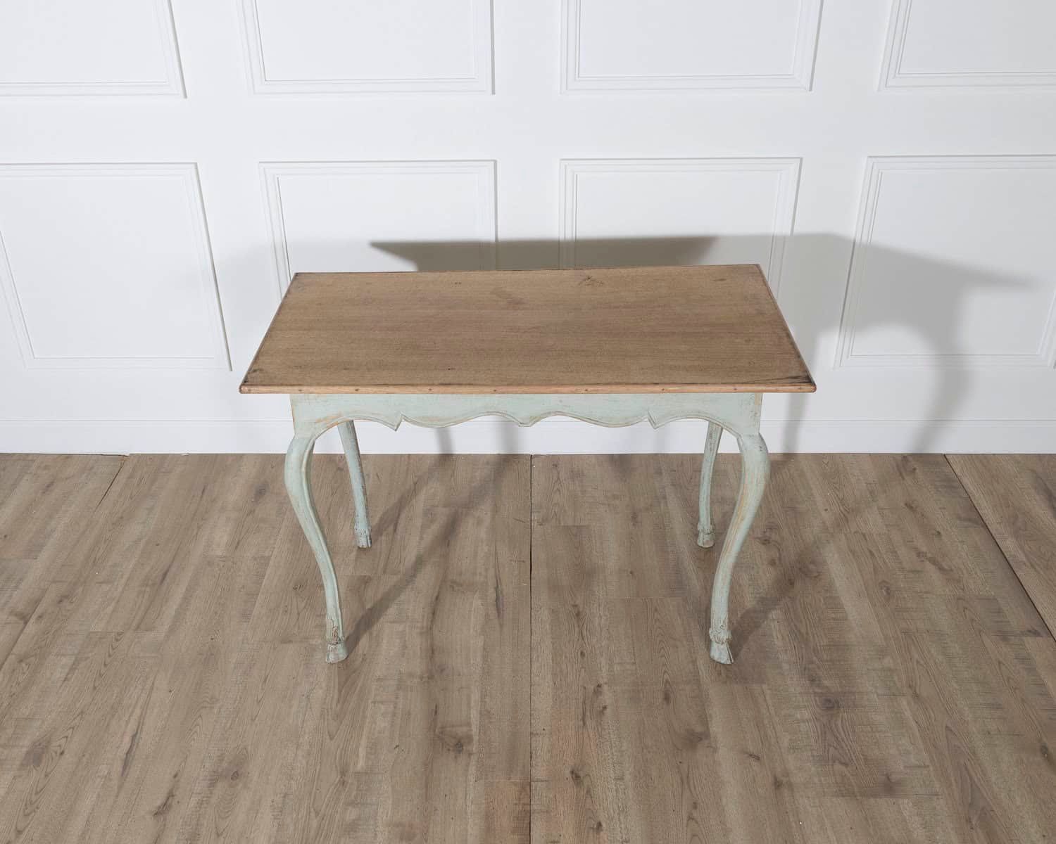 Louis XV Style Console Table with Oak Top, 19th Century - JAA