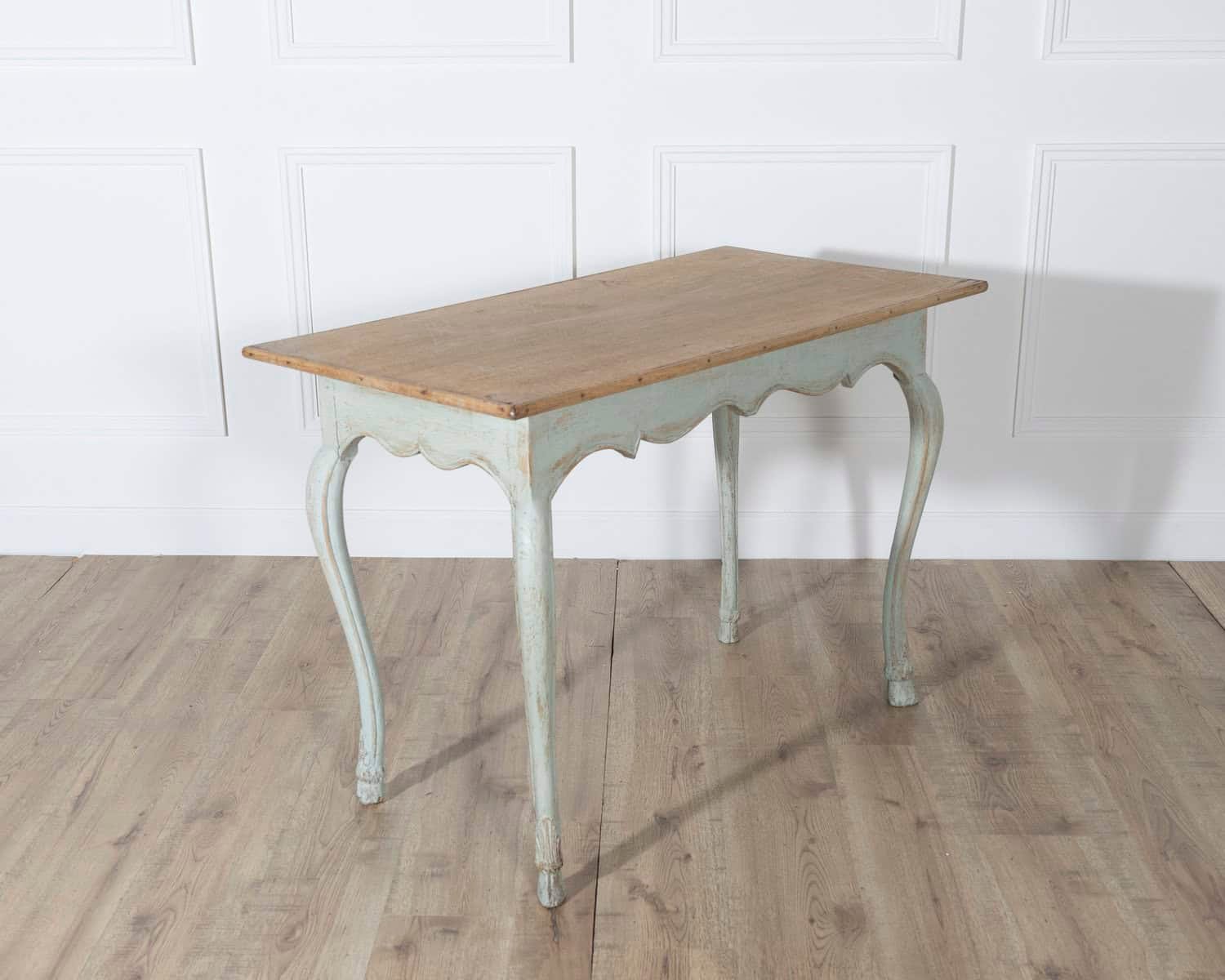 Louis XV Style Console Table with Oak Top, 19th Century - JAA