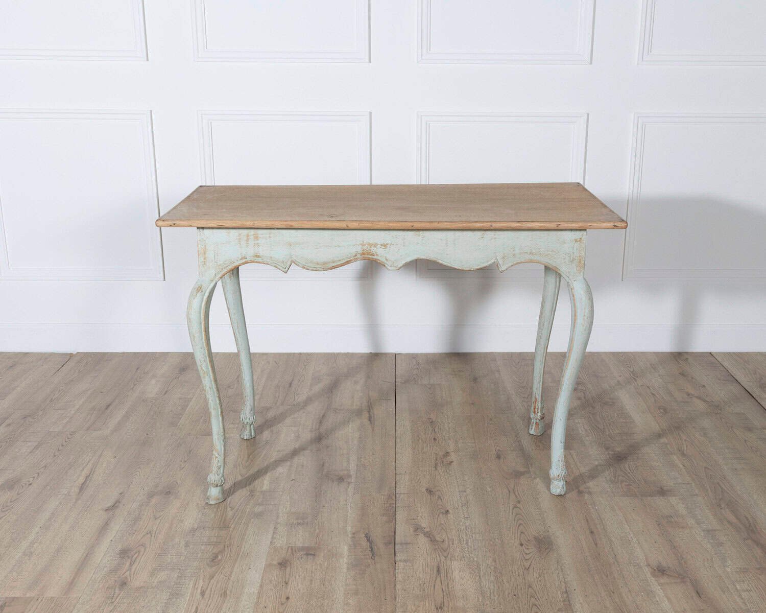 Louis XV Style Console Table with Oak Top, 19th Century - JAA