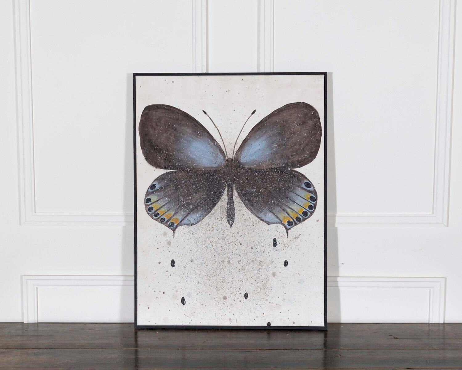 May-Britt Jørgensen Contemporary Butterfly Painting — Acrylic on Canvas - JAA
