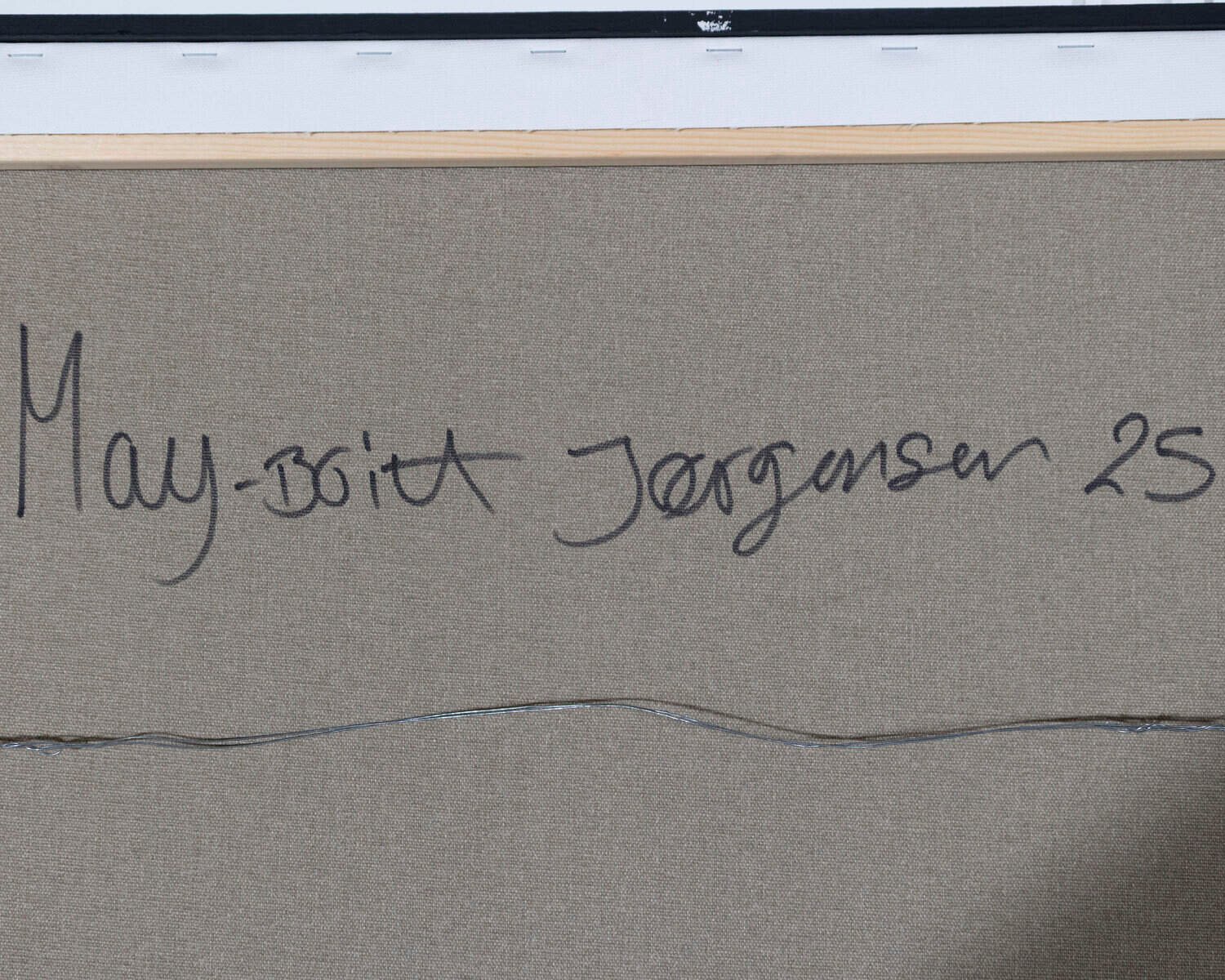 May-Britt Jørgensen Contemporary Butterfly Painting — Acrylic on Canvas - JAA