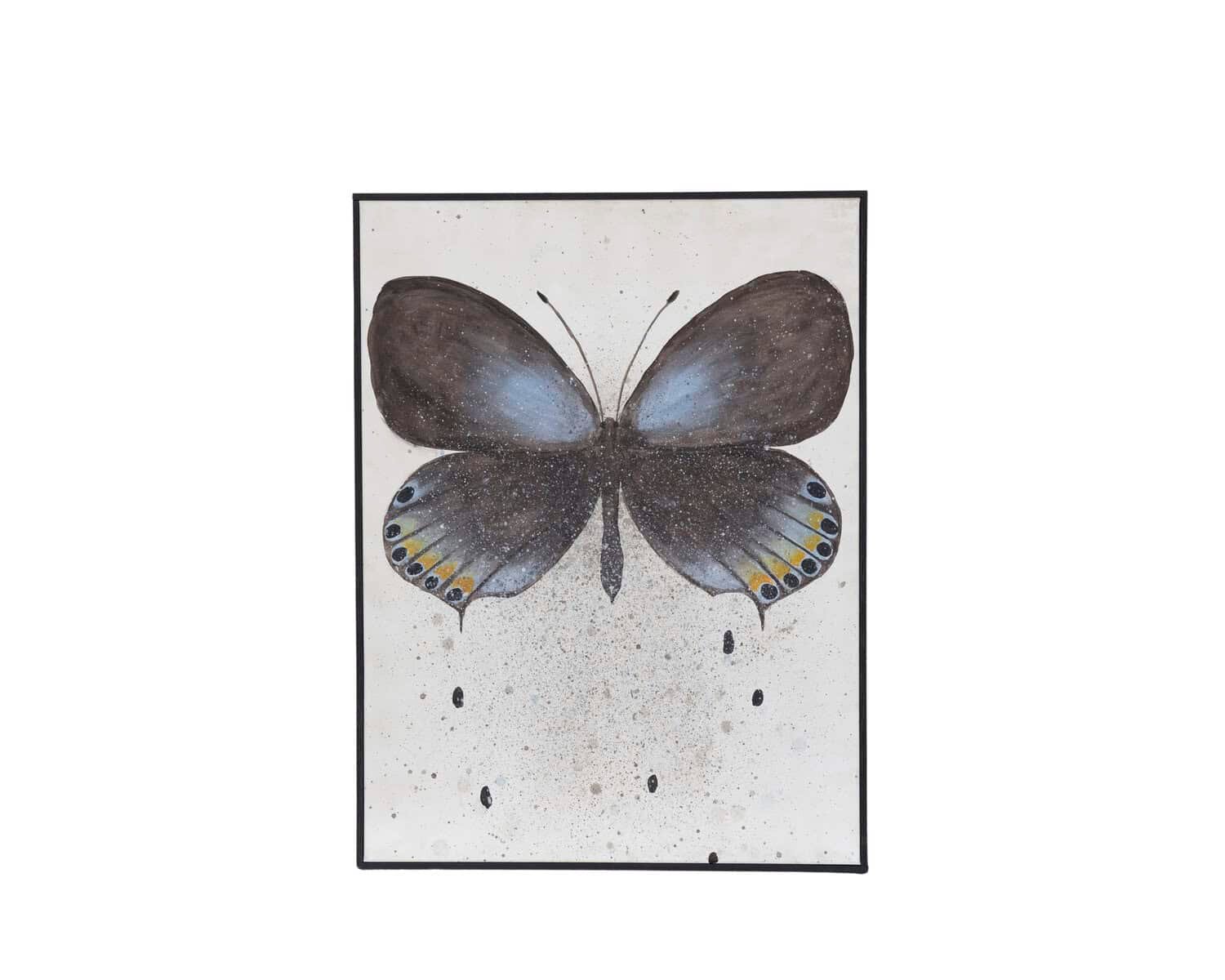 May-Britt Jørgensen Contemporary Butterfly Painting — Acrylic on Canvas