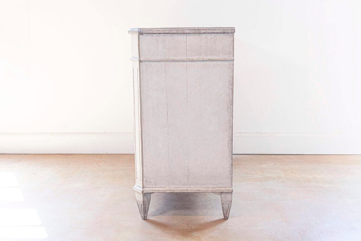 Swedish Painted Gustavian Style Chest of Drawers - JAA