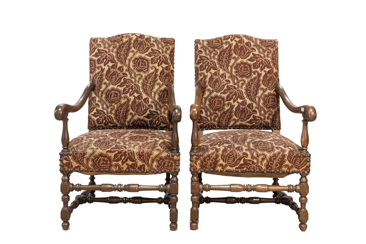 Pair of 20th Century French Arm Chairs