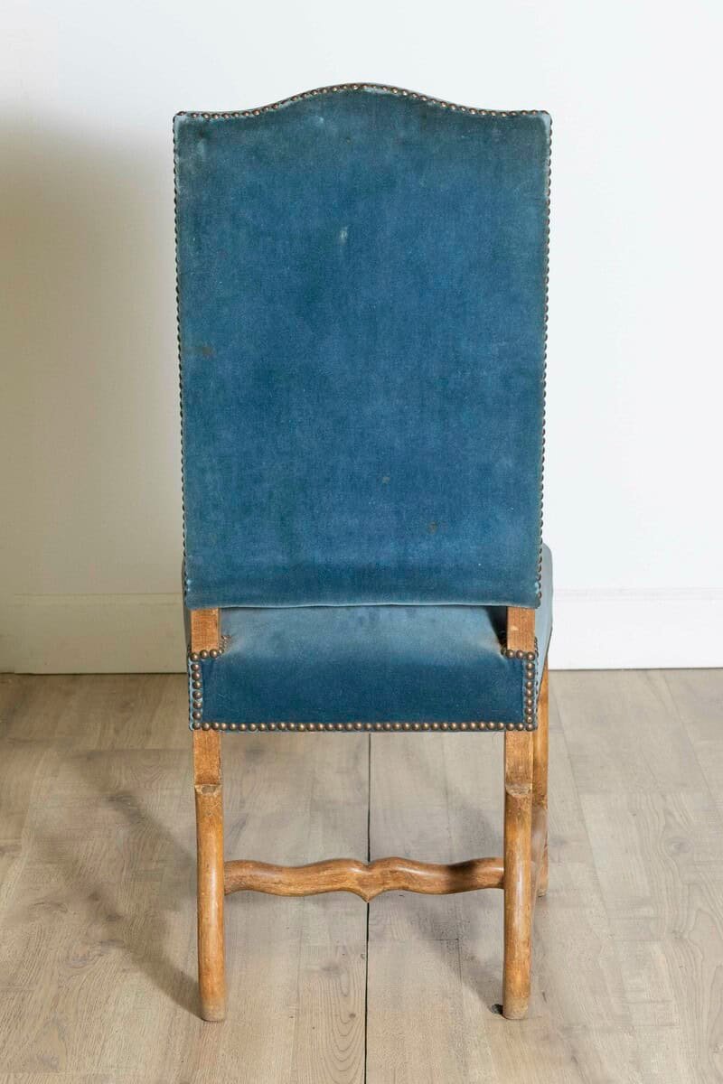 Set of Eight 20th Century French Mutton Leg Side Chairs - JAA