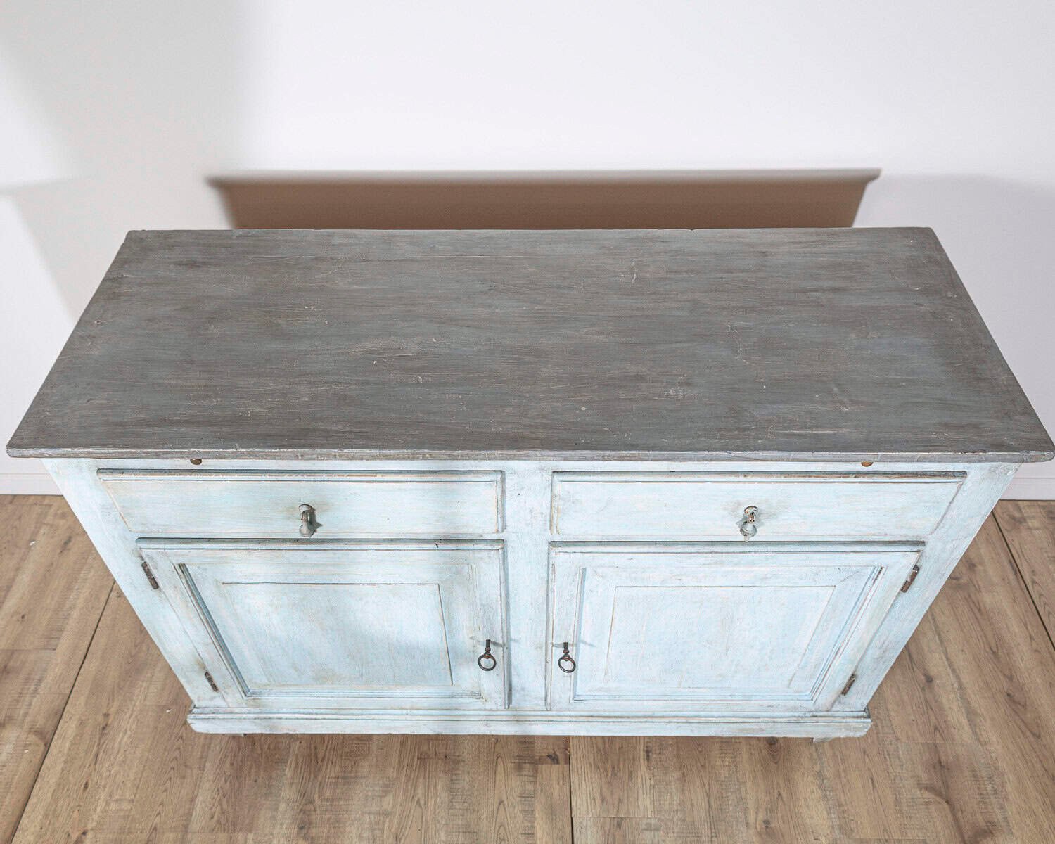 19th Century Italian Painted Sideboard with Hidden Writing Desk - JAA