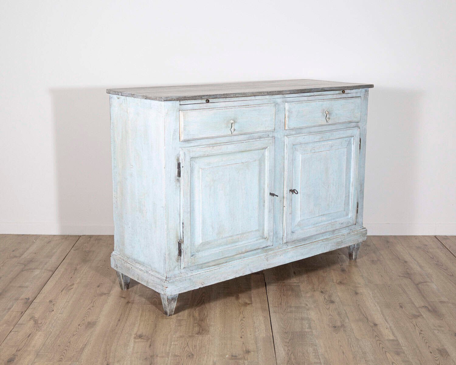 19th Century Italian Painted Sideboard with Hidden Writing Desk - JAA