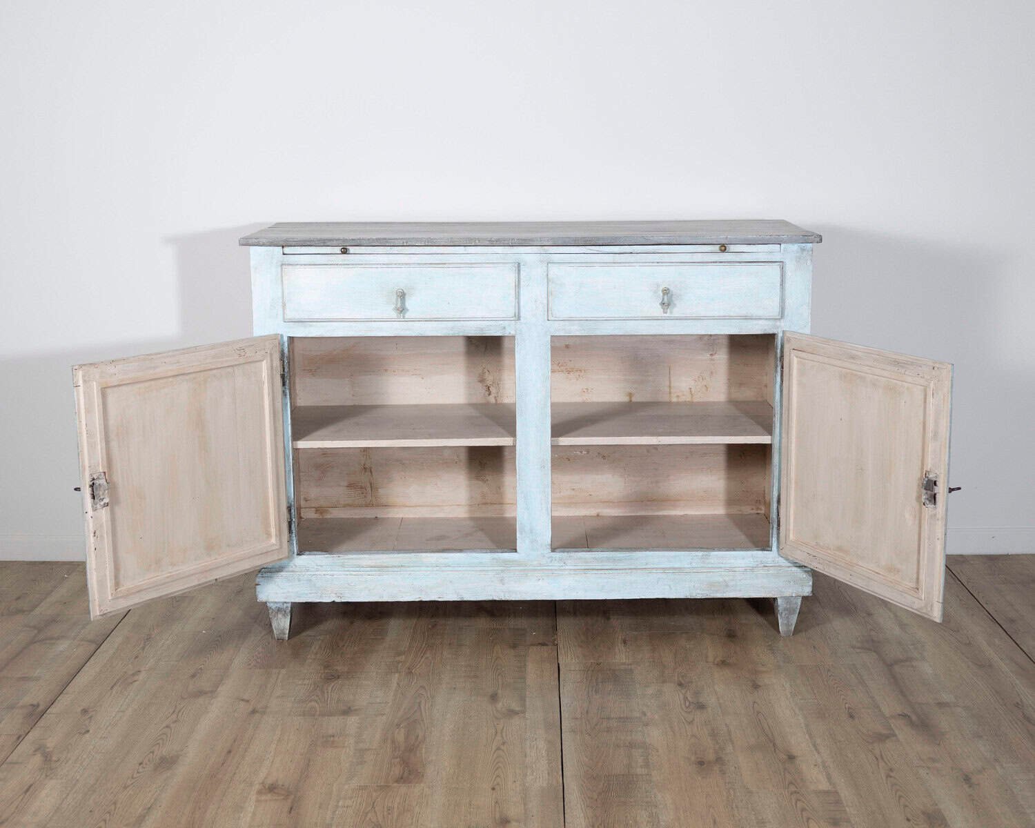 19th Century Italian Painted Sideboard with Hidden Writing Desk - JAA