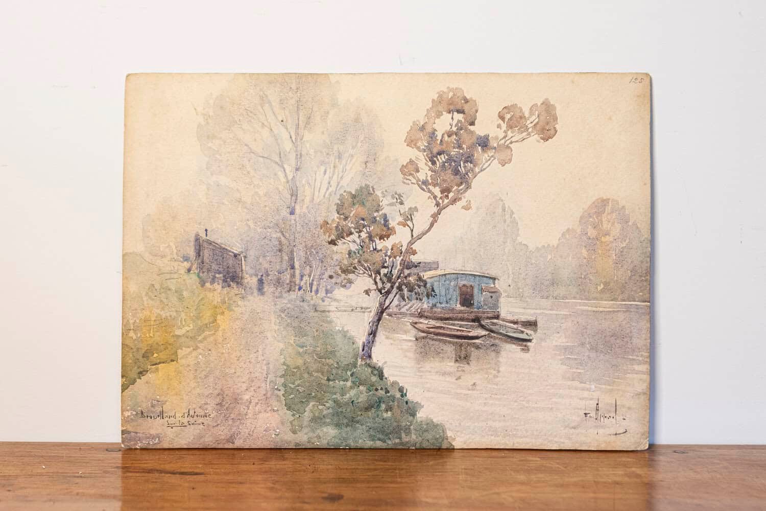 20th Century French Water Color - JAA