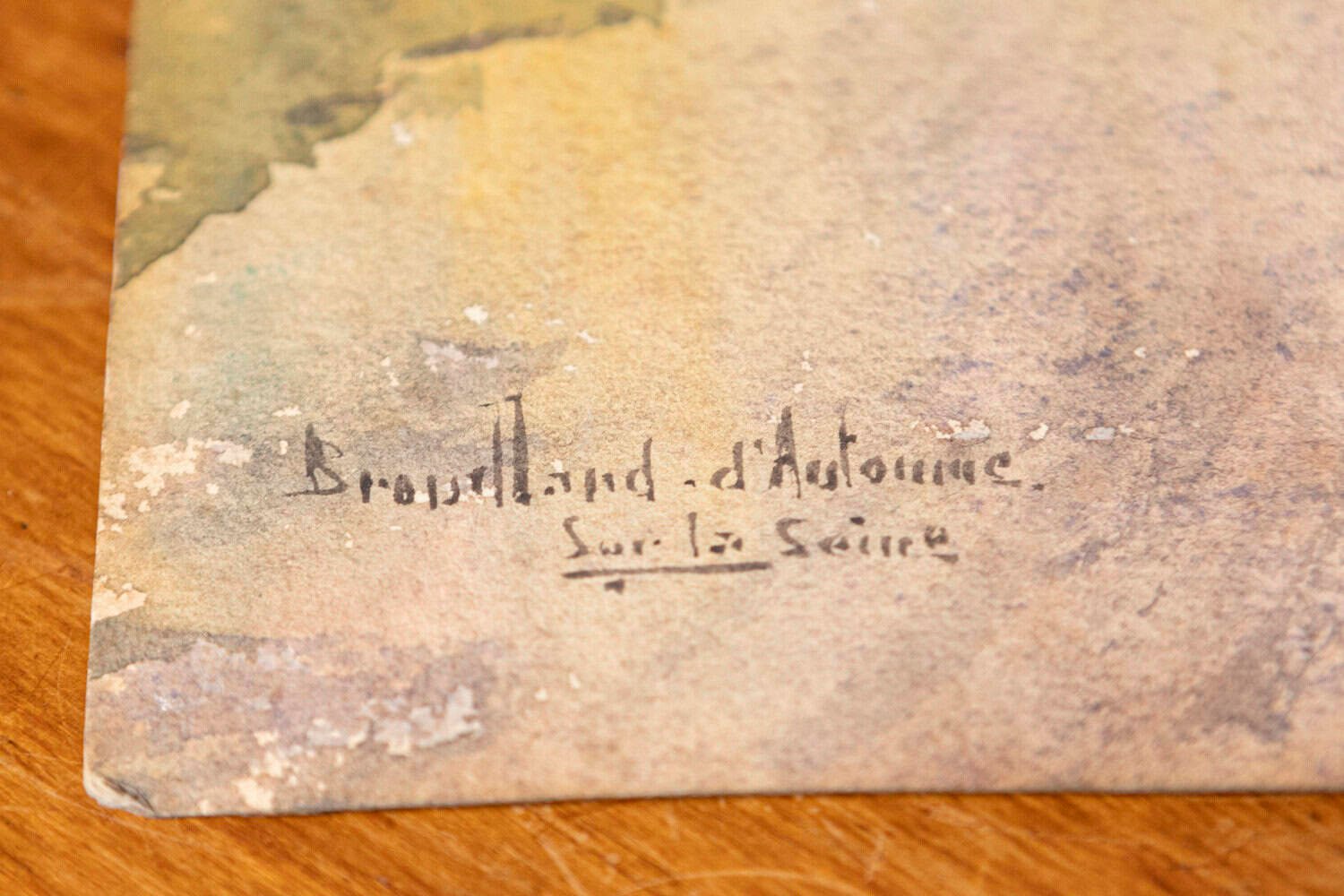 20th Century French Water Color - JAA