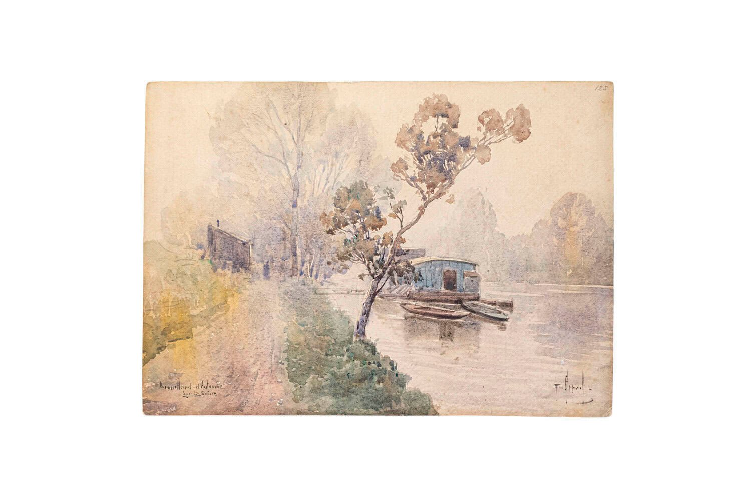 20th Century French Water Color - JAA