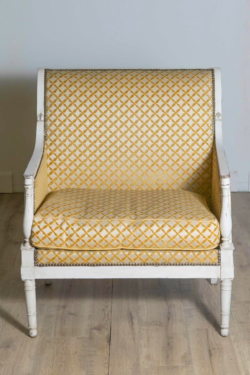 French 19th Century Pair of Marquise Chairs Circa 1890 - JAA