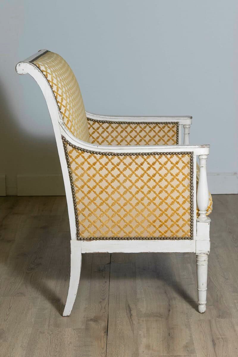 French 19th Century Pair of Marquise Chairs Circa 1890 - JAA