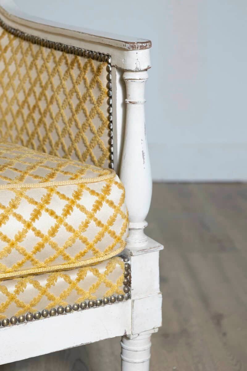 French 19th Century Pair of Marquise Chairs Circa 1890 - JAA