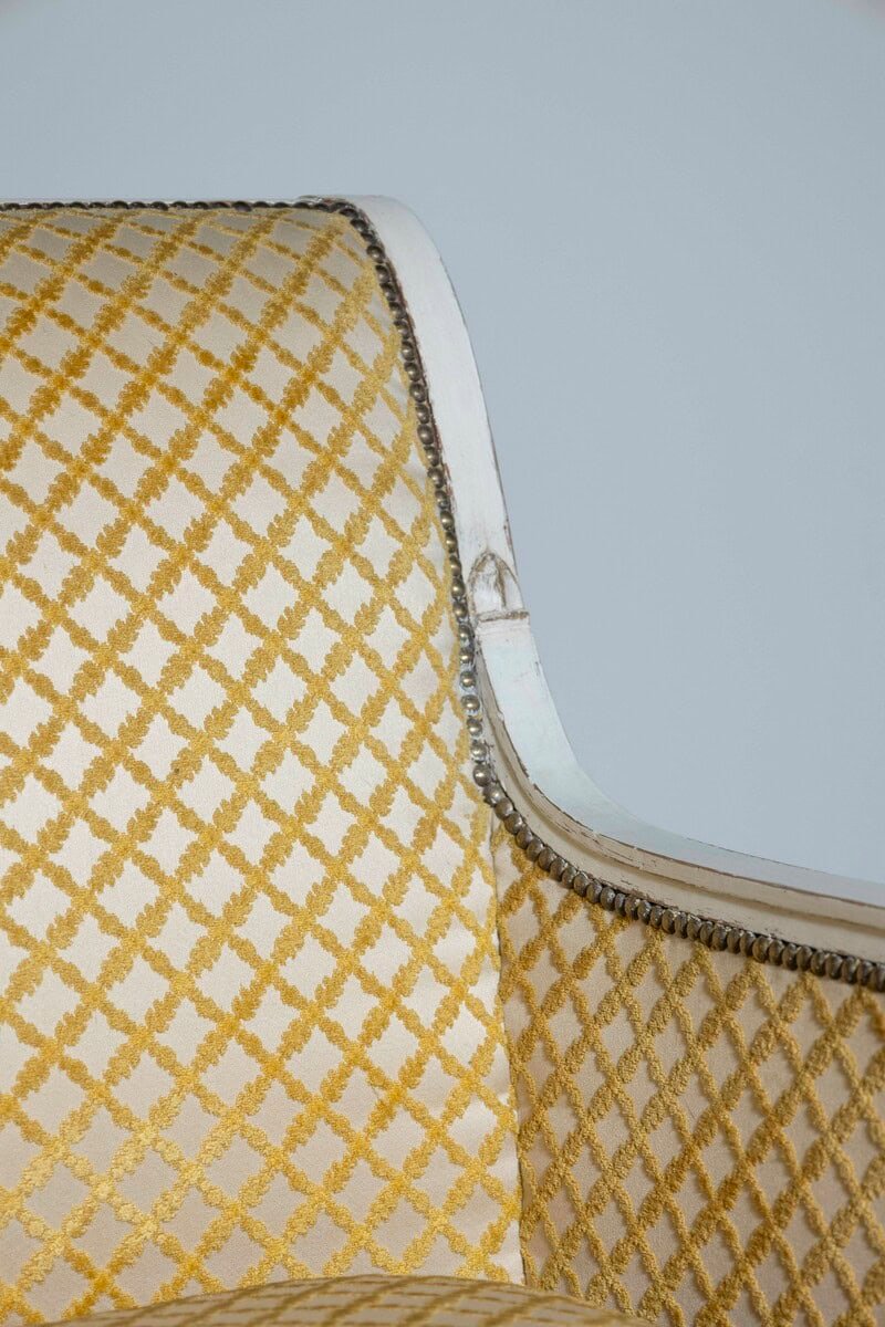 French 19th Century Pair of Marquise Chairs Circa 1890 - JAA