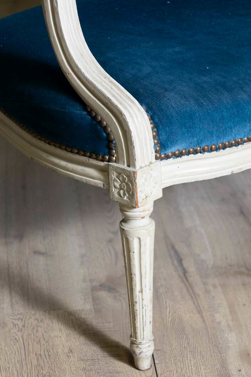 18th Century French Louis XVI Period Canape Circa 1790 - JAA