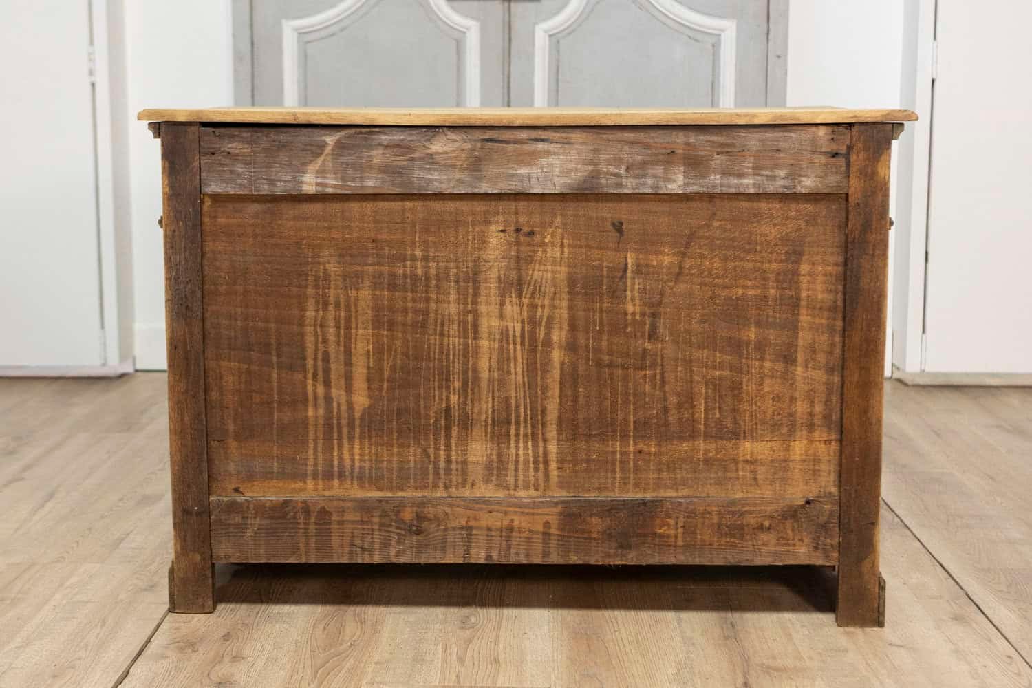 20th Century French Bleached Oak Commode - JAA