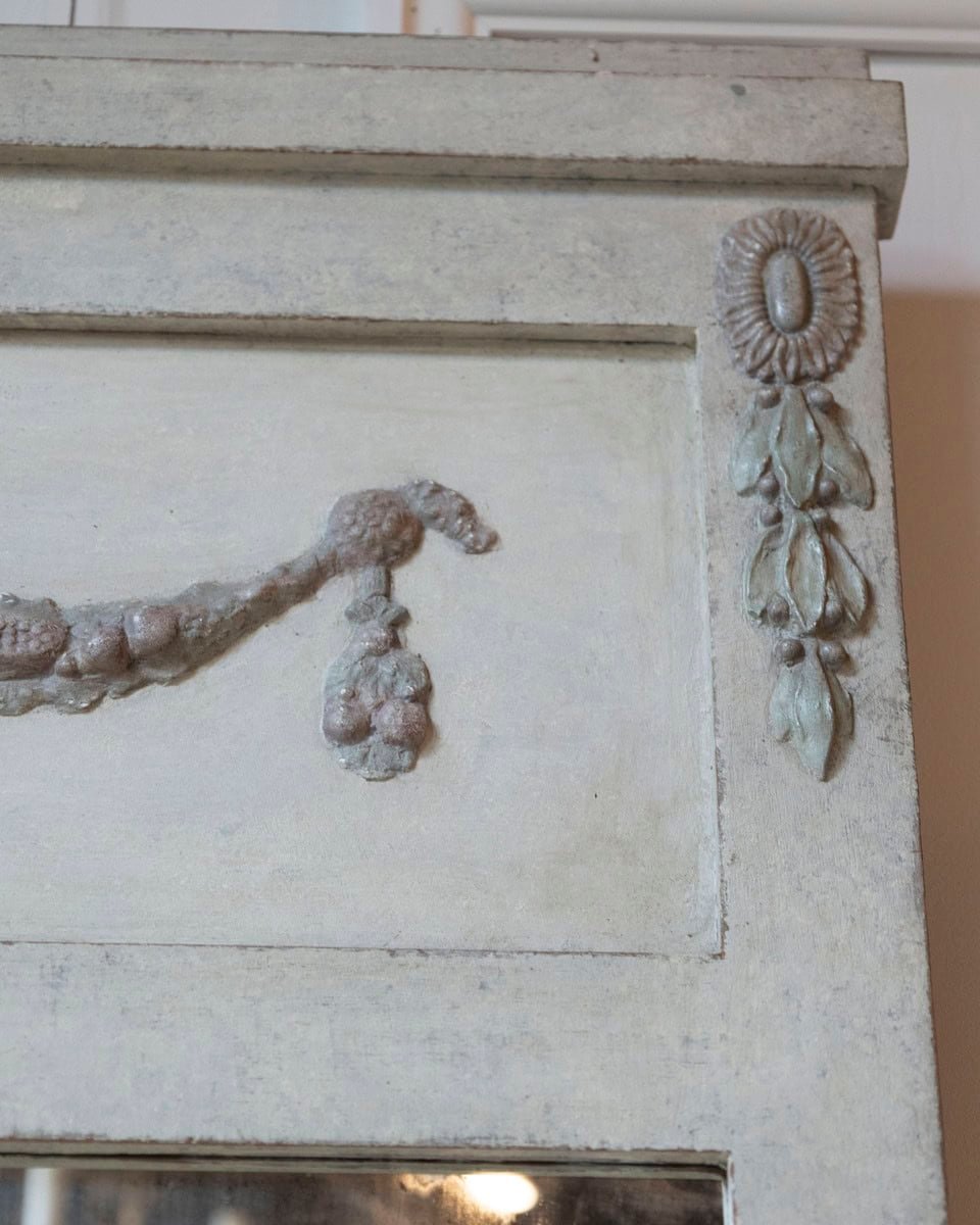 Swedish Gustavian Style Mirror with Garland Motif, circa 1920 - JAA