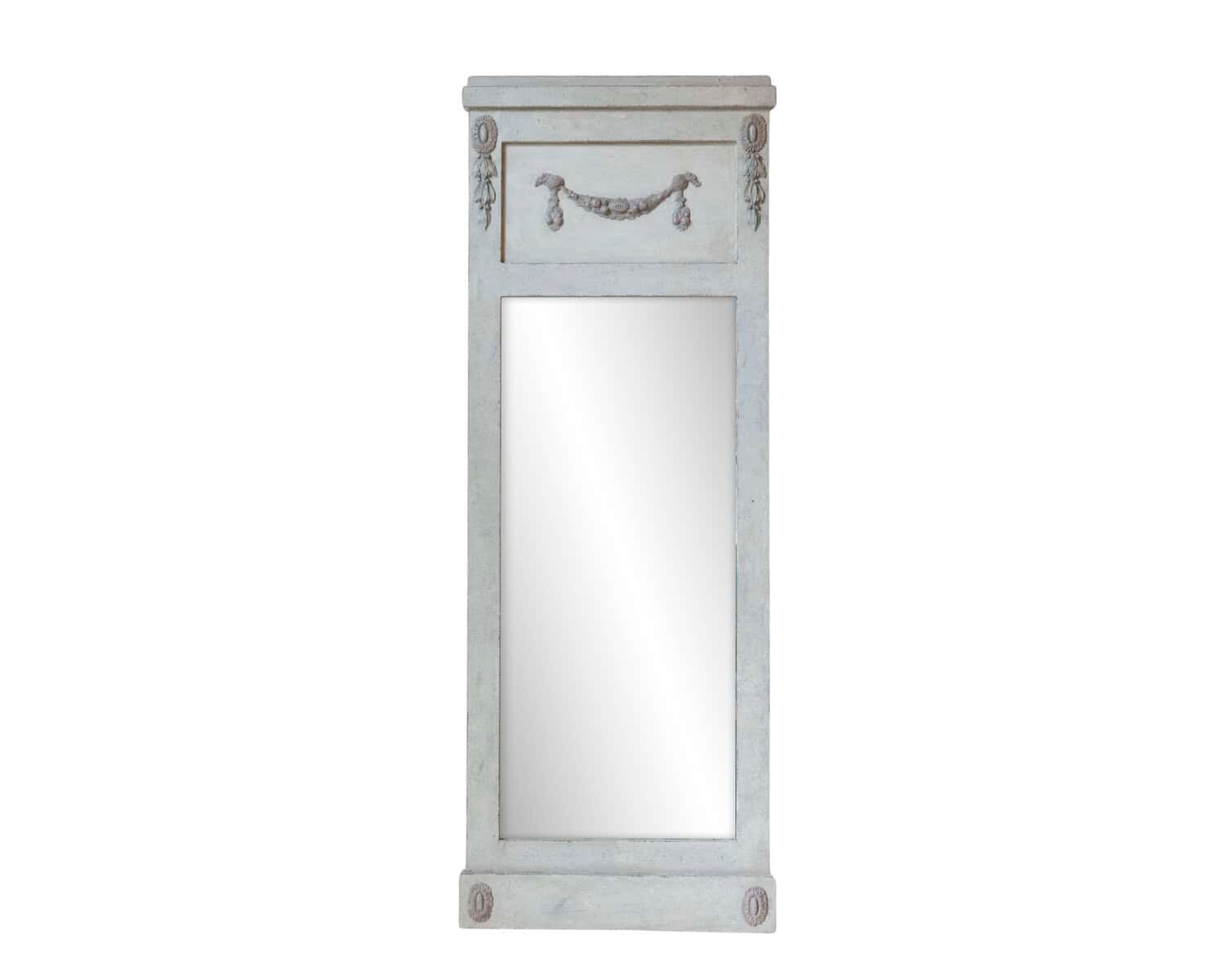 Swedish Gustavian Style Mirror with Garland Motif, circa 1920 - JAA