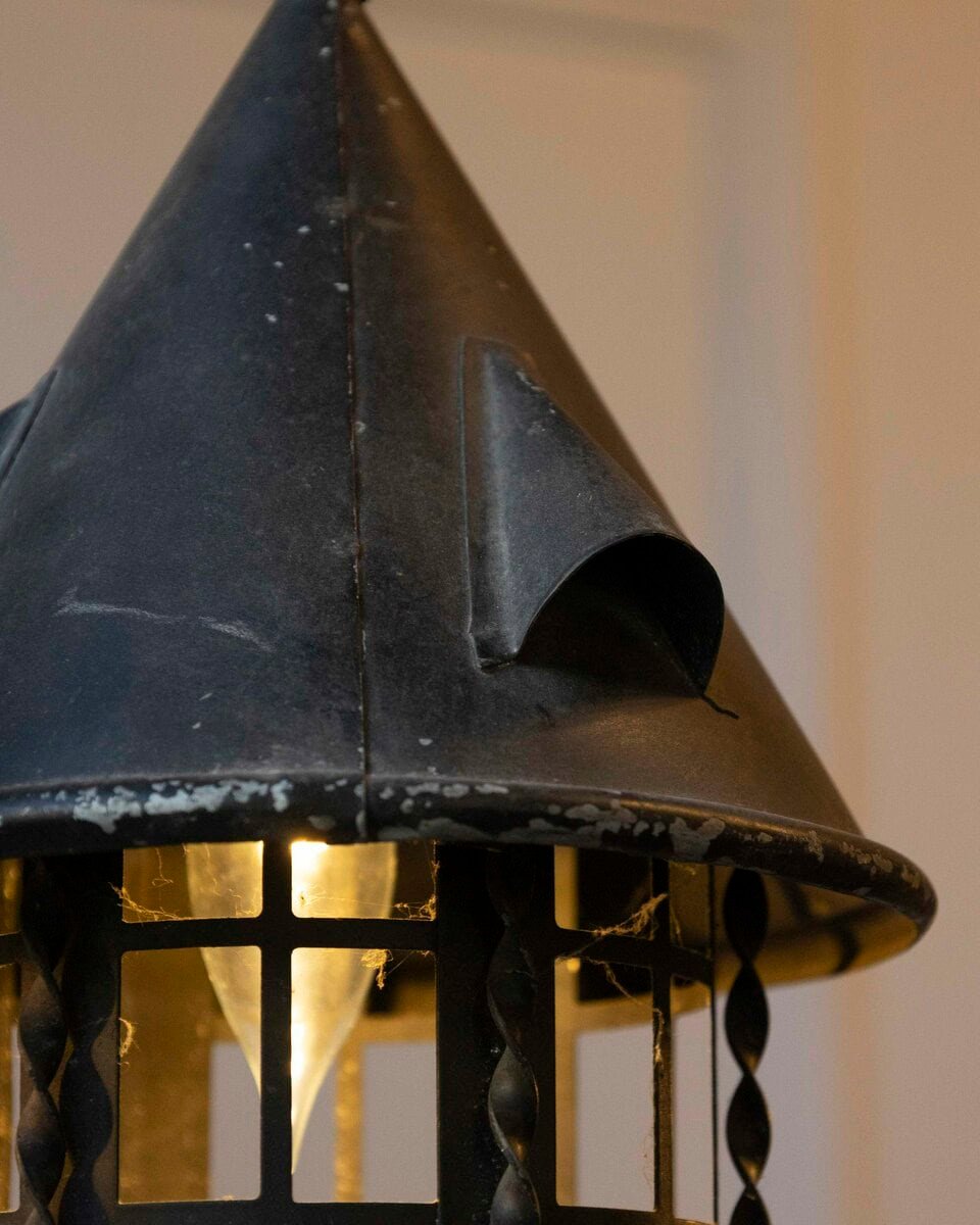 Set of Four Early 20th-Century French Iron Lanterns - JAA