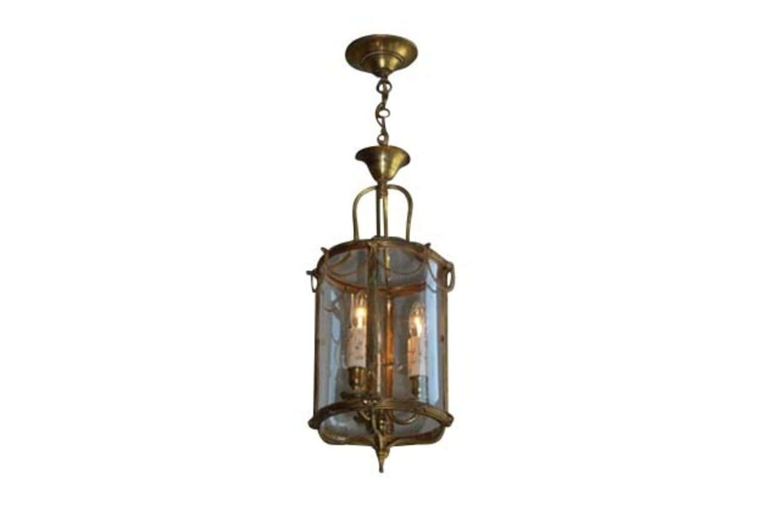 19th Century French Brass Lantern