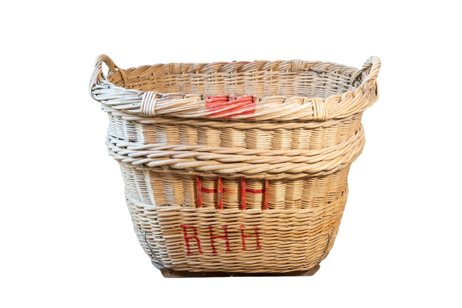 French 1940s Champagne Harvesting Basket - JAA